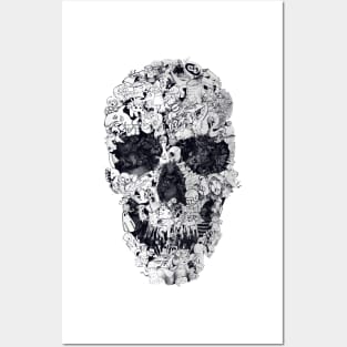 Doodle Skull Posters and Art